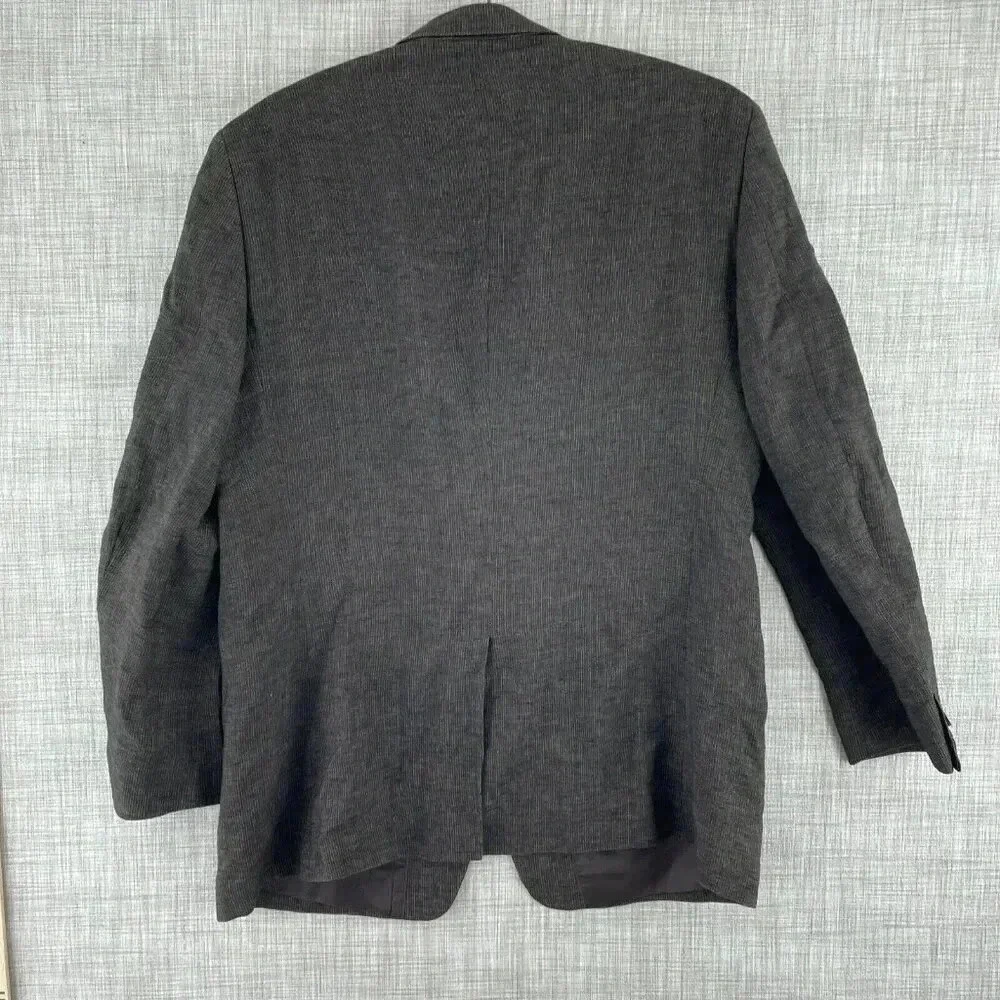 Banana Republic Linen Blazer Mens 42 Brown 3568